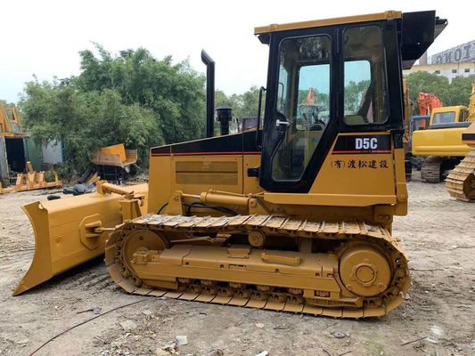 मूल जापान मिनी सेकंड हैंड बुलडोजर कैटरपिलर D5C XL स्थिर संचालन