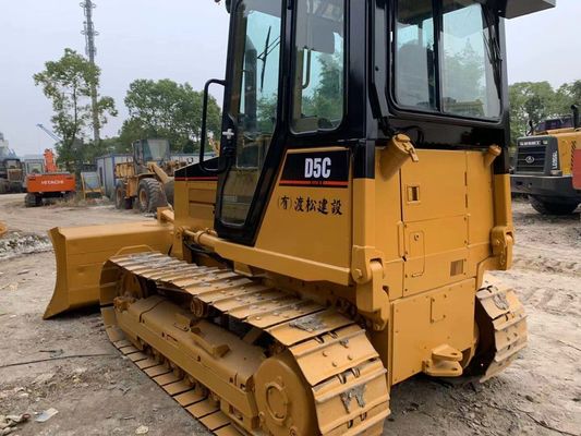 मूल जापान मिनी सेकंड हैंड बुलडोजर कैटरपिलर D5C XL स्थिर संचालन