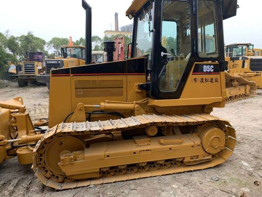 मूल जापान मिनी सेकंड हैंड बुलडोजर कैटरपिलर D5C XL स्थिर संचालन