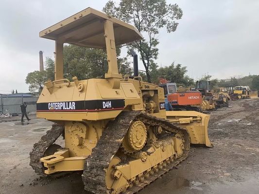 प्रयुक्त क्रॉलर CAT D4H बुलडोजर पुनः रंग उच्च ड्राइव आसान संचालन