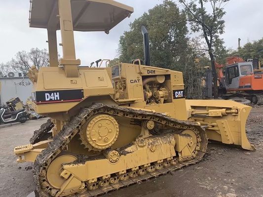 प्रयुक्त क्रॉलर CAT D4H बुलडोजर पुनः रंग उच्च ड्राइव आसान संचालन