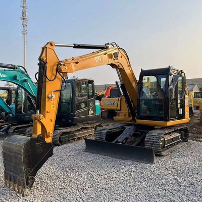 307E2 प्रयुक्त CAT खुदाई मशीन 2019 वर्ष शक्तिशाली सेकंड हैंड खुदाई मशीन