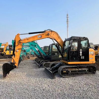 307E2 प्रयुक्त CAT खुदाई मशीन 2019 वर्ष शक्तिशाली सेकंड हैंड खुदाई मशीन
