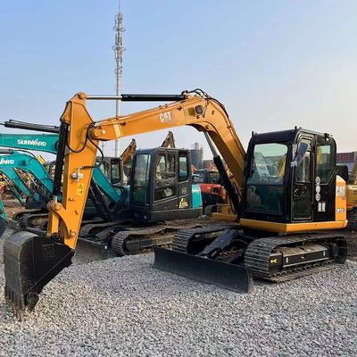 307E2 प्रयुक्त CAT खुदाई मशीन 2019 वर्ष शक्तिशाली सेकंड हैंड खुदाई मशीन