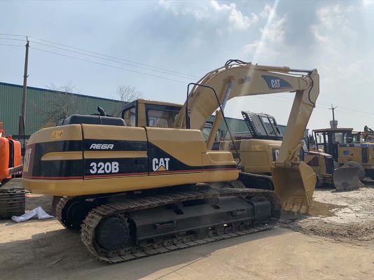 उच्च शक्ति 320B प्रयुक्त CAT खुदाई मशीन सुरक्षा संचालन 20 टन खुदाई मशीन