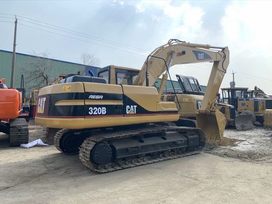 उच्च शक्ति 320B प्रयुक्त CAT खुदाई मशीन सुरक्षा संचालन 20 टन खुदाई मशीन
