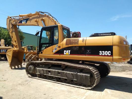 2001 वर्ष प्रयुक्त क्रॉलर घुड़सवार उत्खनन कैटरपिलर 330C CAT C9 इंजन 250HP