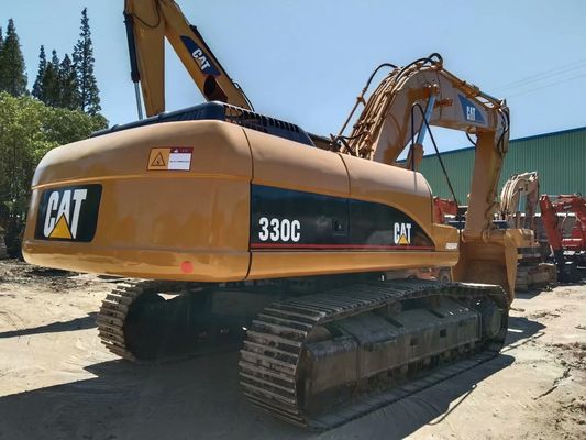 2001 वर्ष प्रयुक्त क्रॉलर घुड़सवार उत्खनन कैटरपिलर 330C CAT C9 इंजन 250HP