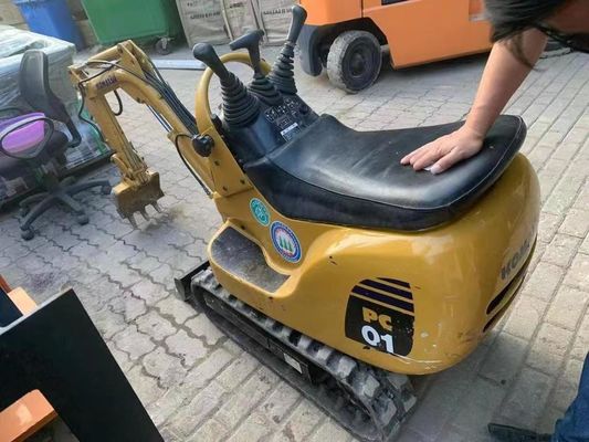 पीसी01 मूल रंग घर के अंदर काम करने के लिए इस्तेमाल किया कोमात्सु मिनी खुदाई मशीन