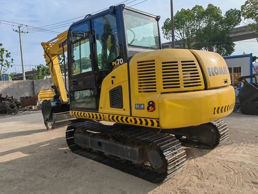 मूल जापान प्रयुक्त उत्खनन Komatsu PC70-8 क्रॉलर प्रकार उत्खनन