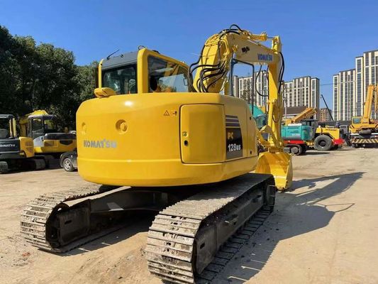 PC128US-8 प्रयुक्त कोमात्सु खुदाई हाइड्रोलिक थंब मिनी क्रॉलर खुदाई