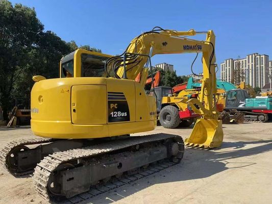 PC128US-8 प्रयुक्त कोमात्सु खुदाई हाइड्रोलिक थंब मिनी क्रॉलर खुदाई