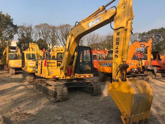 ऊर्जा की बचत इस्तेमाल किया Komatsu PC130 6 क्रॉलर उच्च स्थिरता मूल रंग