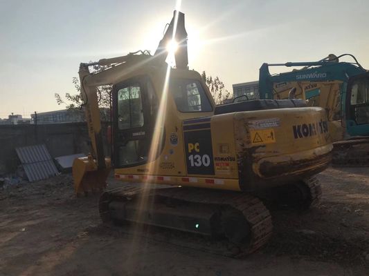 ऊर्जा की बचत इस्तेमाल किया Komatsu PC130 6 क्रॉलर उच्च स्थिरता मूल रंग