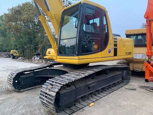 उच्च दक्षता इस्तेमाल किया Komatsu PC200 6 उत्खनन मूल जापान शक्तिशाली