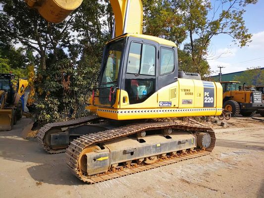 PC220-7 क्रॉलर इस्तेमाल किया Komatsu उत्खनन मूल जापान आसान रखरखाव