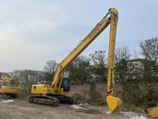 मूल जापान इस्तेमाल किया कोमात्सु उत्खनन मशीन पीसी220-7 18 मीटर लंबी बांह के साथ क्रॉलर