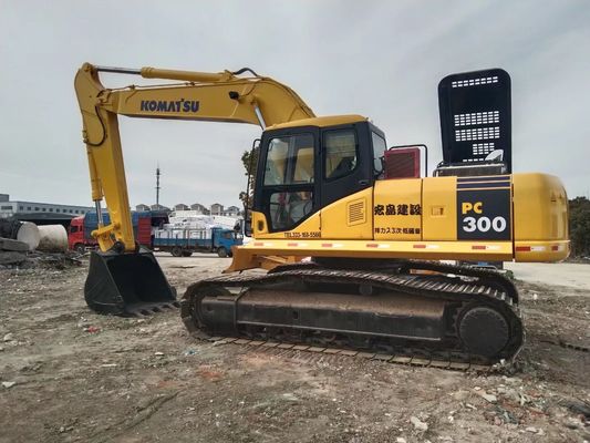 पीसी300-7 30 टन की उपयोग की जाने वाली कोमात्सु खुदाई मशीन थकान प्रतिरोधी खनन के लिए कम शोर