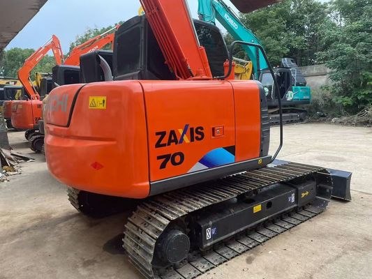 मूल जापान प्रयुक्त उत्खनन ZX70 ब्लेड के साथ हिताची प्रयुक्त उत्खनन क्रॉलर