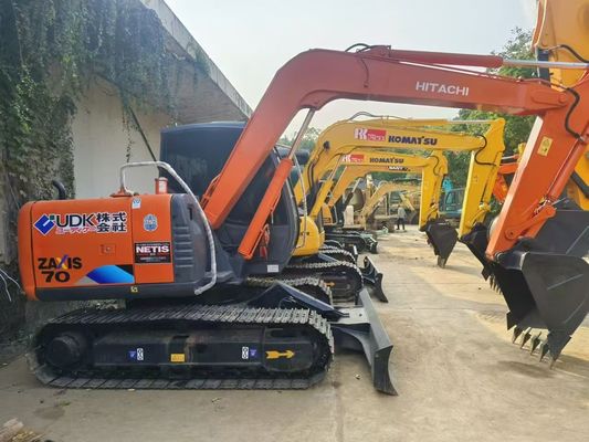 मूल जापान प्रयुक्त उत्खनन ZX70 ब्लेड के साथ हिताची प्रयुक्त उत्खनन क्रॉलर