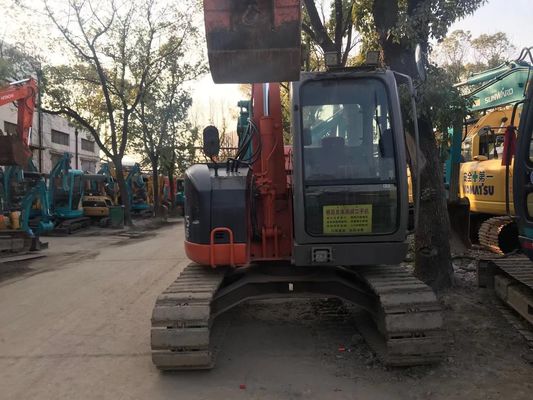 जापान प्रयुक्त खुदाई मशीन ZX75US-3 ऊर्जा कुशल हिताची क्रॉलर खुदाई मशीन
