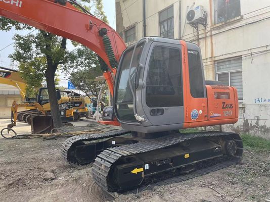 मूल जापान इस्तेमाल किया हिताची ZX120 क्रॉलर खुदाई मशीन अच्छी स्थिति में