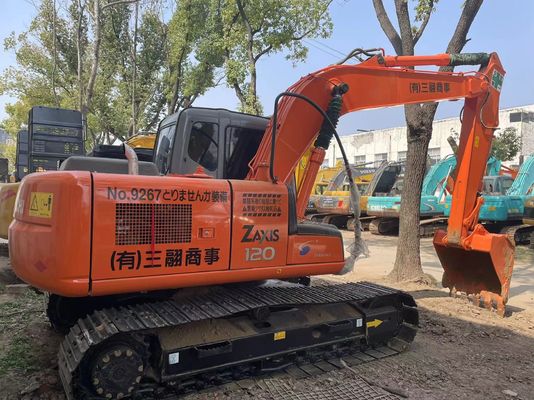 मूल जापान इस्तेमाल किया हिताची ZX120 क्रॉलर खुदाई मशीन अच्छी स्थिति में