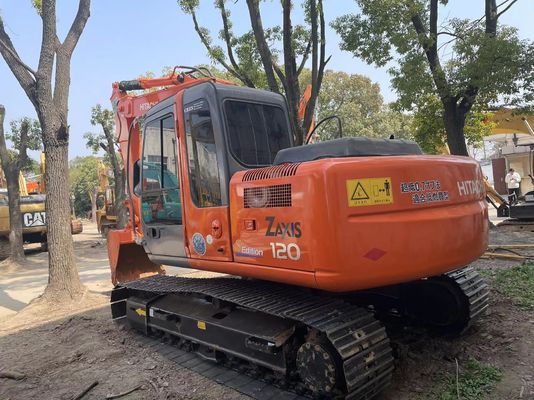 मूल जापान इस्तेमाल किया हिताची ZX120 क्रॉलर खुदाई मशीन अच्छी स्थिति में