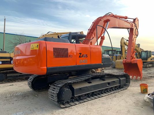 प्रयुक्त हिताची ZX240HG क्रॉलर घुड़सवार हाइड्रोलिक उत्खनन मशीन पुनः रंग