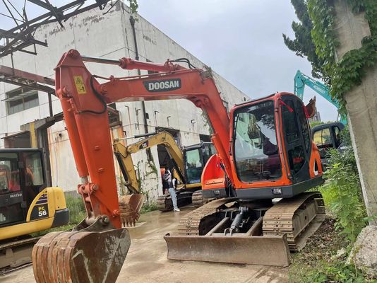 Doosan DX75-9C सेकंड हैंड मिनी एक्सकेवेटर 2017 वर्ष दृश्यता और सुरक्षा