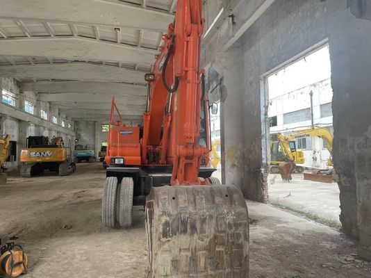 2012 वर्ष प्रयुक्त पहिया मिनी खुदाई Doosan DH150W-7 अच्छी स्थिति