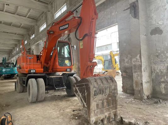 2012 वर्ष प्रयुक्त पहिया मिनी खुदाई Doosan DH150W-7 अच्छी स्थिति