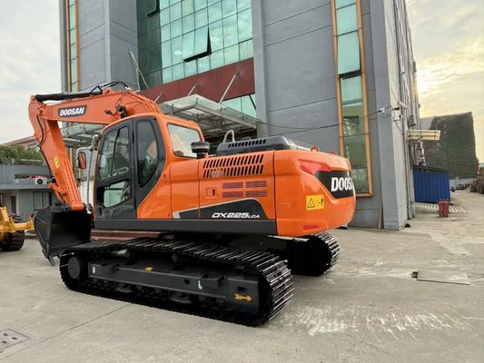 मूल कोरिया Doosan DX225LCA प्रयुक्त खुदाई उपकरण क्रॉलर प्रकार