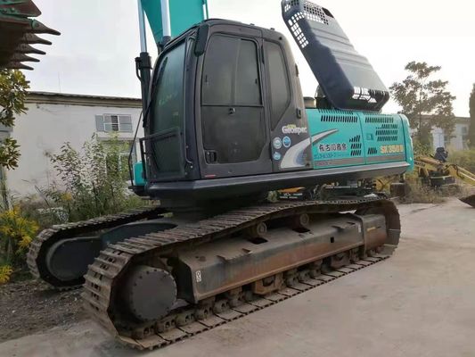क्रॉलर प्रयुक्त उत्खनन Kobelco SK350-8 35 टन उत्खनन मूल पेंट के साथ