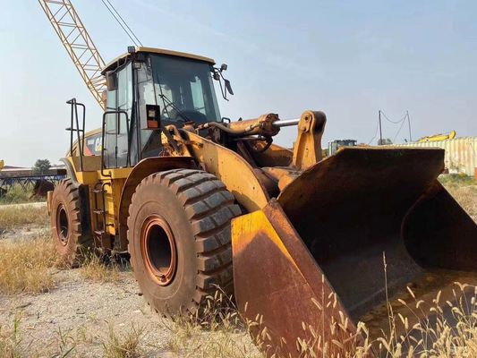 966H मूल रंग प्रयुक्त कैटरपिलर व्हील लोडर अच्छी स्थिति में