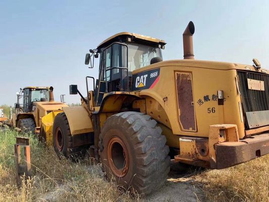 966H मूल रंग प्रयुक्त कैटरपिलर व्हील लोडर अच्छी स्थिति में