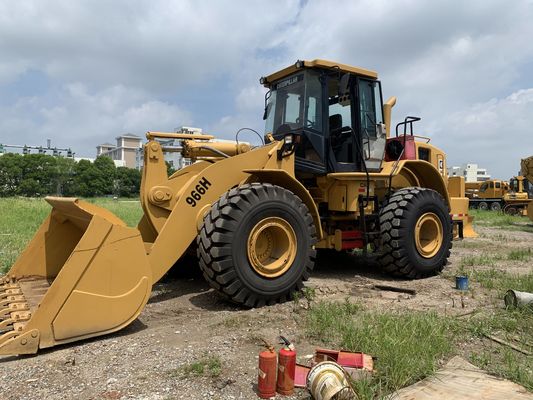 कम शोर 966H इस्तेमाल किया CAT पहिया लोडर उच्च दक्षता CAT इंजन के साथ