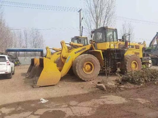 इस्तेमाल किया हुआ कोमात्सु WA500 6 व्हील लोडर WA600-6 निर्माण के लिए ईंधन दक्षता