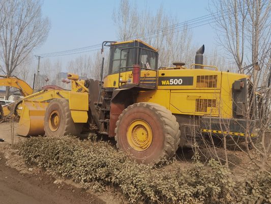 इस्तेमाल किया हुआ कोमात्सु WA500 6 व्हील लोडर WA600-6 निर्माण के लिए ईंधन दक्षता