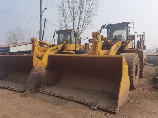 इस्तेमाल किया हुआ कोमात्सु WA500 6 व्हील लोडर WA600-6 निर्माण के लिए ईंधन दक्षता