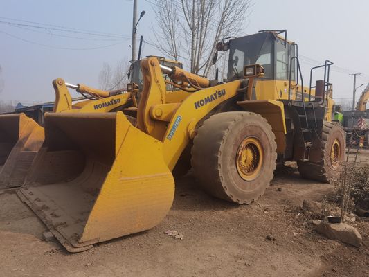 इस्तेमाल किया हुआ कोमात्सु WA500 6 व्हील लोडर WA600-6 निर्माण के लिए ईंधन दक्षता