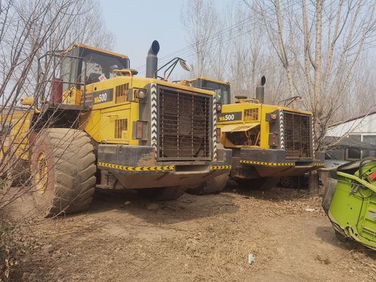 इस्तेमाल किया हुआ कोमात्सु WA500 6 व्हील लोडर WA600-6 निर्माण के लिए ईंधन दक्षता