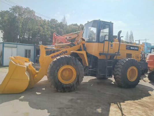 जापान WA380-3 प्रयुक्त कोमात्सु व्हील लोडर लंबे समय तक चलने वाली आसान रखरखाव