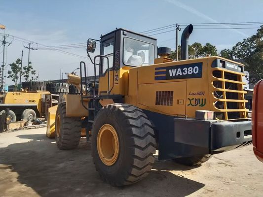 जापान WA380-3 प्रयुक्त कोमात्सु व्हील लोडर लंबे समय तक चलने वाली आसान रखरखाव