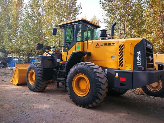 SDLG LG956L 2022 वर्ष प्रयुक्त व्हील लोडर शक्तिशाली इंजन के साथ SDLG व्हील लोडर
