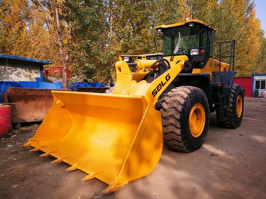 SDLG LG956L 2022 वर्ष प्रयुक्त व्हील लोडर शक्तिशाली इंजन के साथ SDLG व्हील लोडर