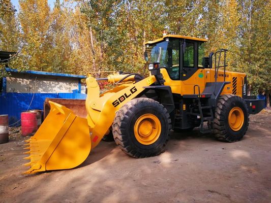 SDLG LG956L 2022 वर्ष प्रयुक्त व्हील लोडर शक्तिशाली इंजन के साथ SDLG व्हील लोडर