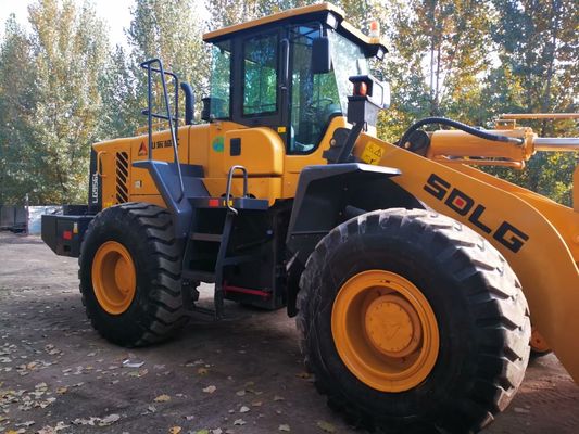 SDLG LG956L 2022 वर्ष प्रयुक्त व्हील लोडर शक्तिशाली इंजन के साथ SDLG व्हील लोडर