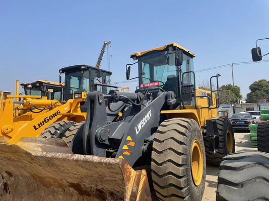 2022 वर्ष XCMG LW500KV सेकंड हैंड व्हील लोडर्स 5 टन निर्माण स्थल के लिए