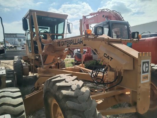 CAT 140G प्रयुक्त मोटर ग्रेडर स्थिर संचालन 140H प्रयुक्त कैटरपिलर ग्रेडर
